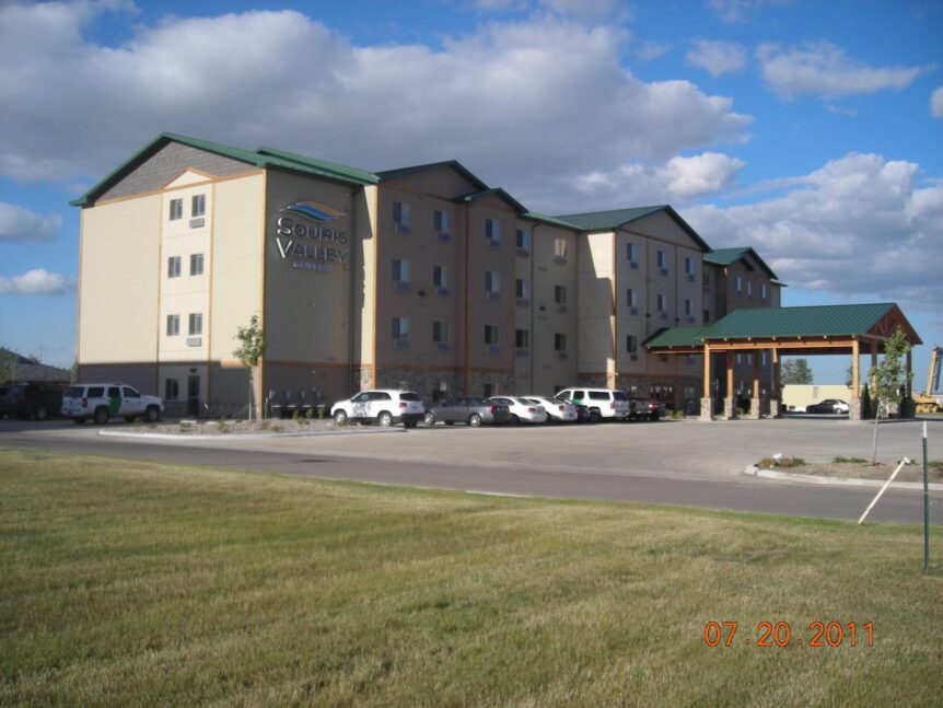 New Hotel building for Souris Valley Suites by APPRO Development in Minot ND