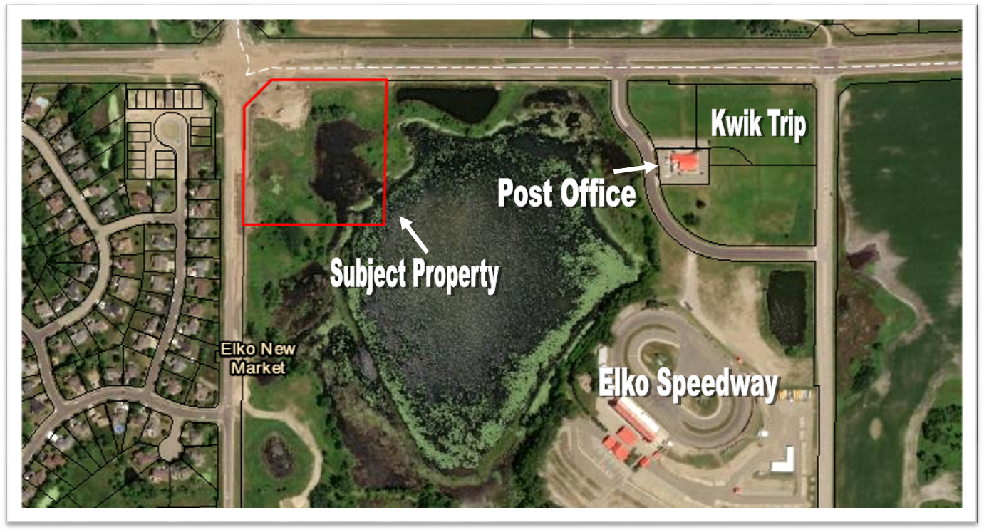 High density Residential Zoned Land Site - Elko New Market - MN-2022 Aerial updated