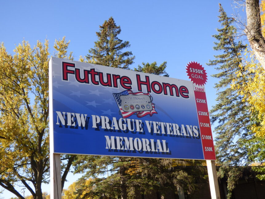 New Prague Veterans Memorial Site Signage