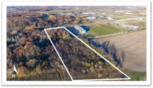 Interstate Commercial Land Site - Arial 1