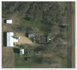 Aerial house plus 5 acres - 18679 Flagstaff Ave