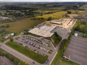 dakota electric office warehouse shop outdoor storage farmington