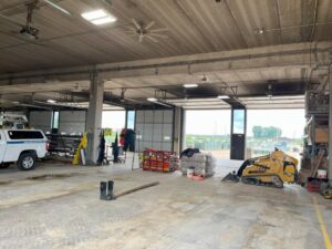 dakota electric office warehouse shop outdoor storage farmington